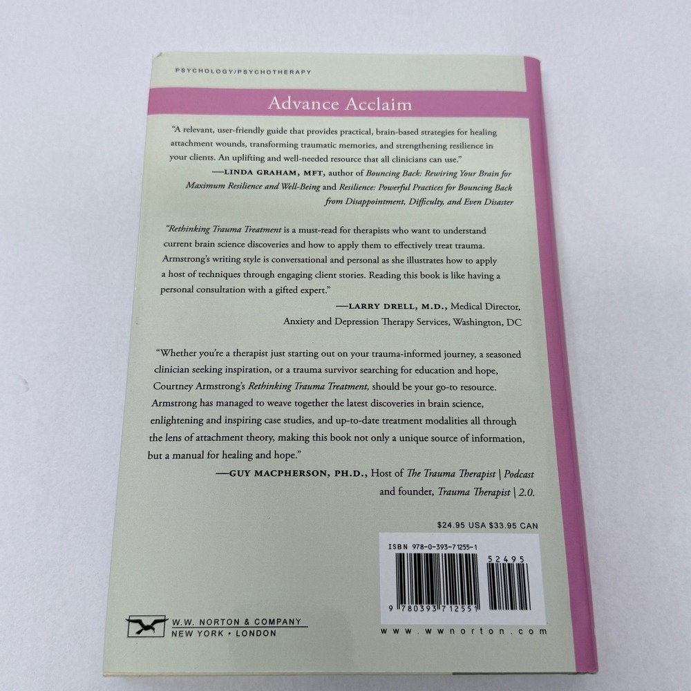 Rethinking Trauma Treatment Courtney Armstrong Attachment Memory Hardcover Book - Picture 3 of 9